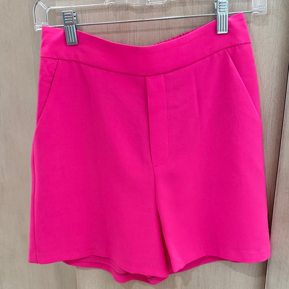 Skies Are Blue High Waist Pink Shorts